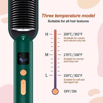 Electric Hair Straightening Comb